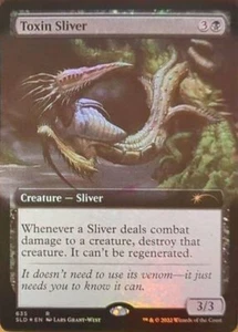 4x Toxin Sliver - Foil - Extended Art ~ Near Mint Secret Lair Drop Series MTG Ma - Picture 1 of 1