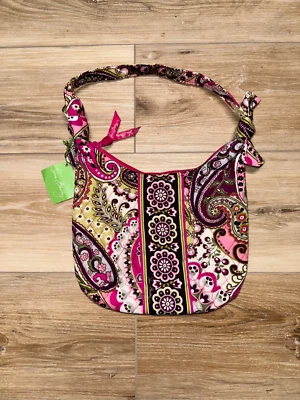 Bolso de Hombro Vera Bradley Hobo en Cachemira Muy Bayas Nuevo con Etiquetas Foto 1 de 4