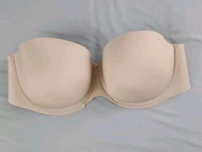 Spanx Up For Anything Strapless Underwire Bra Size 40D Nude Beige Push Up - Image 1 of 4