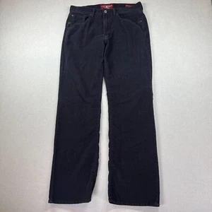 Lucky Brand 361 Vintage Pants Womens 32 (32x32) Black Corduroy Straight Leg Y2K - Picture 1 of 23