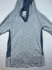 Danskin Now Women's Top Blue Pullover Hoodie Long Sleeve Light Weight Size S - Picture 1 of 12
