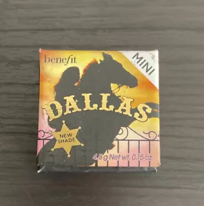 Benefit Dallas Mini Blusher 4.5g. Brush included in box. Brand New & Authentic - Picture 1 of 3