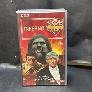 Doctor Who - Inferno (VHS, 1994, 2-Tape Set) - Jon Pertwee - TAPES SEALED - Picture 1 of 11