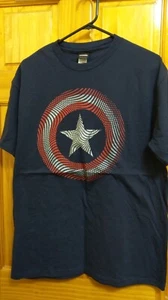 Mad Engine Marvel Captain America T-Shirt Men's Large - Picture 1 of 1