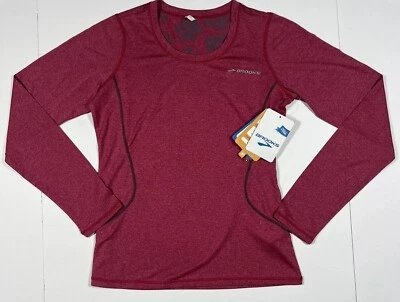 Camisa de Correr Brooks Para Mujer XSmall Rosa Manga Larga Rendimiento Floral Nueva con Etiquetas Foto 1 de 4