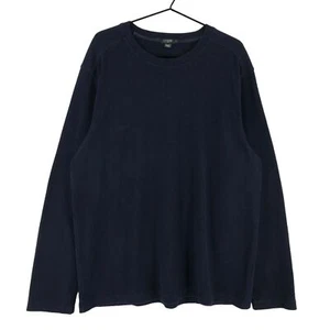 J.CREW Suéter De Cuello Redondo Azul Para Hombre Talla L - Imagen 1 de 8