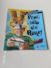 Vintage Nintendo Power Business Mail Advertisement Ad Poster Brochure #S
