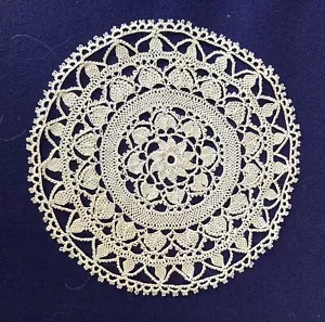 12 White Lace Doilies 5.25 inch Round Coasters Bobbin Thread Crocheted Identical - Picture 1 of 6