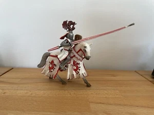 Schleich Ritter auf Pferd 70046, weiß - Bild 1 von 5