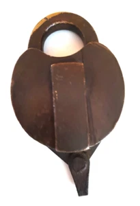W. Bohannan Bronze Padlock - Pat June 25, 79 - No Key - Picture 1 of 2