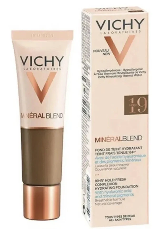 VICHY Mineral Blend - Hydrating Foundation complexion fresh N19 umber 30ml - Image 1 of 1