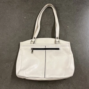 Borsa tote a tracolla Patricia Nash papavero bianca in pelle - Foto 1 di 16