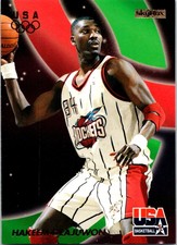 1996-97 SkyBox USA Hakeem Olajuwon USA #6
