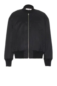 NW maison margiela MM6 bomber jacket logo-embroidered S62AN0113S54882 black bagy - Picture 1 of 4