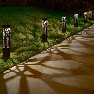 Tommy Bahama, 6 Pk - Solar LED Path Garden Patio Landscape Bollard Lights - Image 1 of 3
