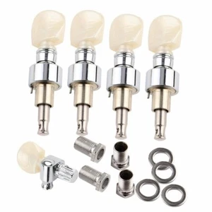 Set of banjo machine head Tuning Tuner Peg / Pearled buttons 5pcs - Picture 1 of 7