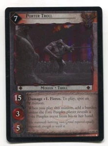 Lord Of The Rings CCG Shadows Rare Foil Card 11RF10 Porter Troll - Picture 1 of 1
