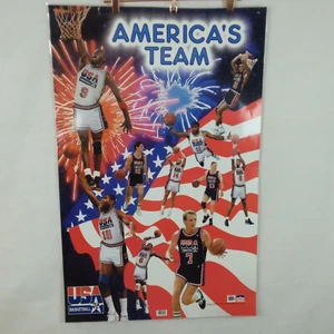 USA America's Team Basketball Poster Vintage 1992 - Bild 1 von 8