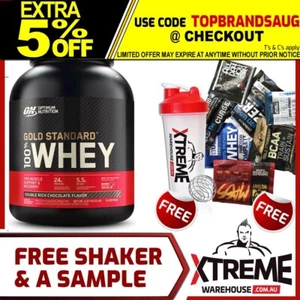 OPTIMUM NUTRITION 100% WHEY 1lb 2lb 5lb &10lb //WPI WPC ON PROTEIN Gold OPTION - Picture 1 of 5
