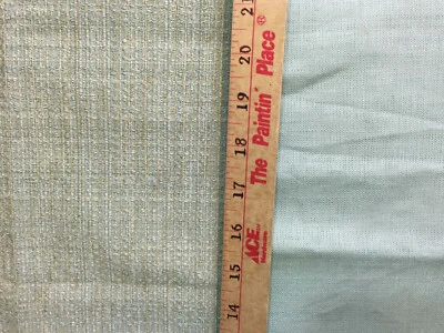 Fabric Textured Seafoam Green Gold 42" L x 27" W & Solid Piece 21" L x 55" W - Image 1 of 2
