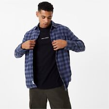 Jack Wills Mens Brushed Check Flannel Patterned Shirt - Long Sleeve