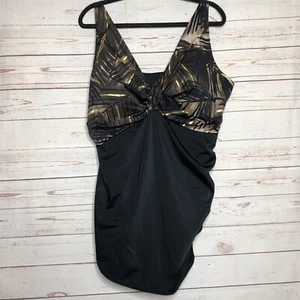 Traje de baño para todos de una pieza para mujer traje de baño negro falda de baño talla grande 26 - Imagen 1 de 9