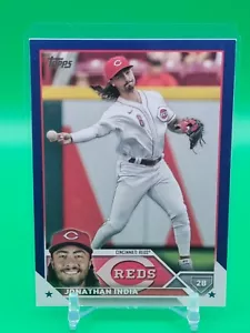 AFFARE BIN: 2023 Topps Serie 2 Jonathan India Blu Rosso - Foto 1 di 1
