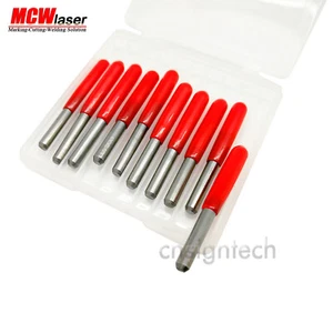 10Pcs 3.175mm Carbide Flat Bottom Bits PCB Engraving CNC Router Tool 30° - Picture 1 of 9