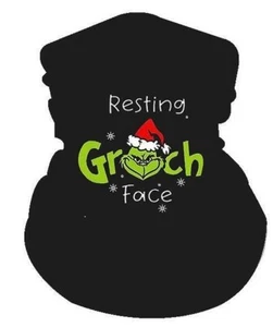 The Grinch Snood KAUFEN 1 KOSTENLOSE Gesichtsmaske Bandana Mehrzweck Erwachsene Unisex - Bild 1 von 2