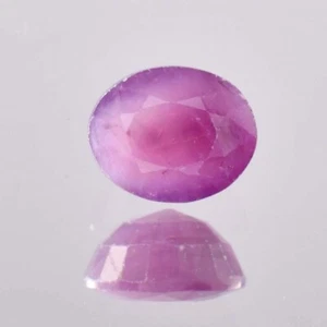 AAA+ 4.95 Ct Rare 100% Natural Pink Burma Ruby Oval Cut Loose Gemstone Certified - Picture 1 of 5