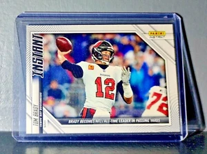 Tom Brady 2021 Panini NFL Football #52 Card All-Time Passing Leader 1 of 1050 - Picture 1 of 2