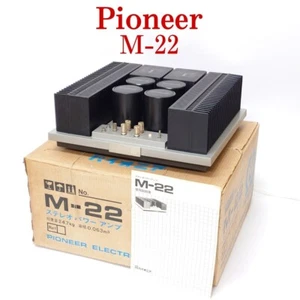Pioneer M-22 Stereo Power Amplifier w/ Box Manual Tested Jp - Picture 1 of 10