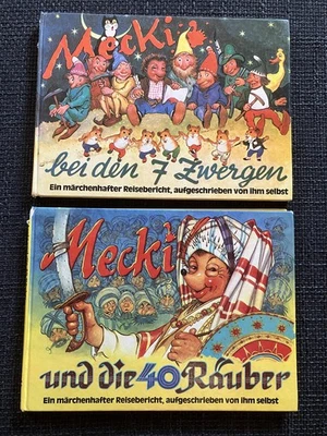 Mecki bei den 7 Zwergen / Mecke und die 40 Räuber / 2 Bücher Reisebericht - Bild 1 von 4