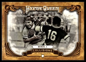 Topps Gypsy Queen Collisions At The Plate 2013 #CP-JB Johnny Bench - Imagen 1 de 2