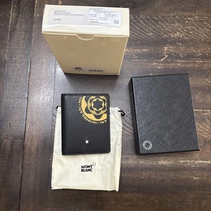 MONTBLANC SOFT GRAIN KARTENETUI MIT SICHTFACH NEU 100% ORIGINAL 127329 - Bild 1 von 5