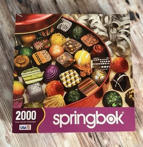 SPRINGBOK || “Tin of Treats” - 2000 Piece Jigsaw Puzzle *COMPLETE* - Picture 1 of 9