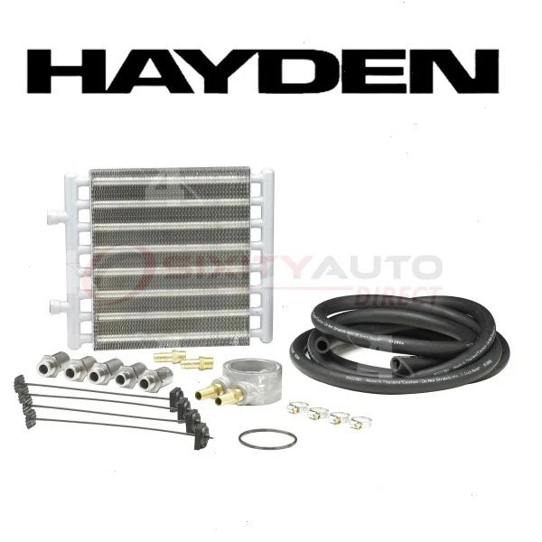 Hayden Engine Oil Cooler for 1960-1962 Jeep F4-134 - Belts Cooling Radiators mq Foto 1 de 4