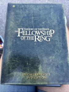Lord of the Rings Fellowship of the Ring Extended DVD 4 Disc Set - Imagen 1 de 2