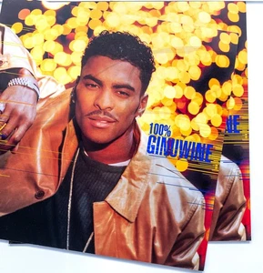 100% GINUWINE Album Cover Promo 12x12 flaches doppelseitiges Poster - Bild 1 von 2
