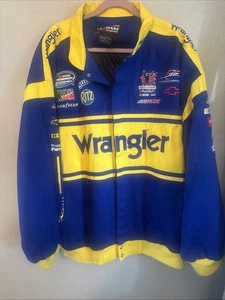 Vintage Chase Authentics Dale Earnhardt Wrangler Nascar Jacket 3xl - Picture 1 of 16
