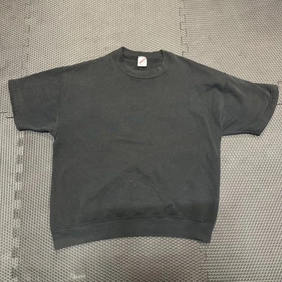 Suéter de Colección Jerzees Para Hombres Grande Cuello Redondo Manga Corta Pullover Hecho en EE. UU. Años 90 Foto 1 de 4