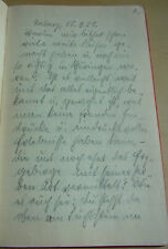 Rękopis DZIENNIK 1927/28, geolog z Lipska o miłości. Z kopią części