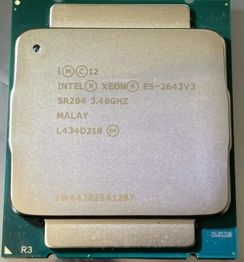 Intel Xeon E5-2643 v3 6 x 3.40GHz/20MB/9.6GT/s / LGA 2011-3 Processor - Image 1 of 1