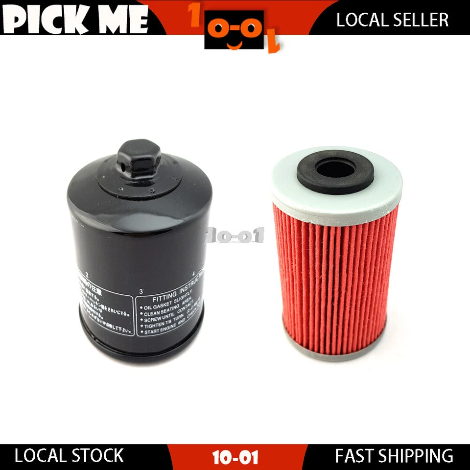 1st+2nd Oil Filter Kit For KTM 640 Duke 1999 2000 2001 2002 2003 2004 2005 2006 - Image 1 of 1