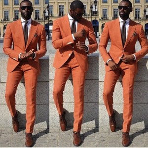 orange velvet dinner jacket