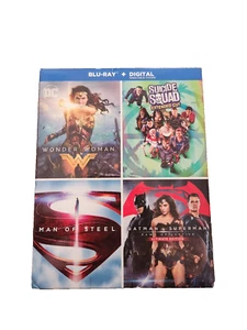 DC Blu Ray Box Set (Wondwe Woman) (Suicide Squad) (Man Of Steel) (Batman Vs Supe - Picture 1 of 4