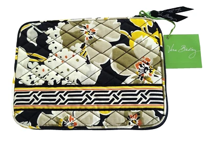 Vera Bradley Dogwood eReader eBook Sleeve 8.5x6.5 Padded Zip Catch All Pouch N75 - Image 1 of 4