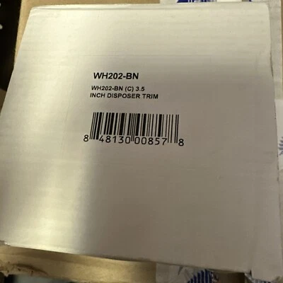 Colador de cesta Whitehaus WH202-BN níquel cepillado 3-1/2" nuevo Foto 1 de 4