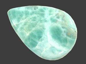Espécimen de piedras preciosas de cabujón de forma libre de larimar caribeña natural 8609E BUTW - Imagen 1 de 1