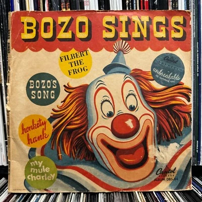 BOZO SINGS (10" VINYL 2LP)  RARE!!  PINTO COLVIG conducted by BILLY MAY / DBS-84 Foto 1 de 4